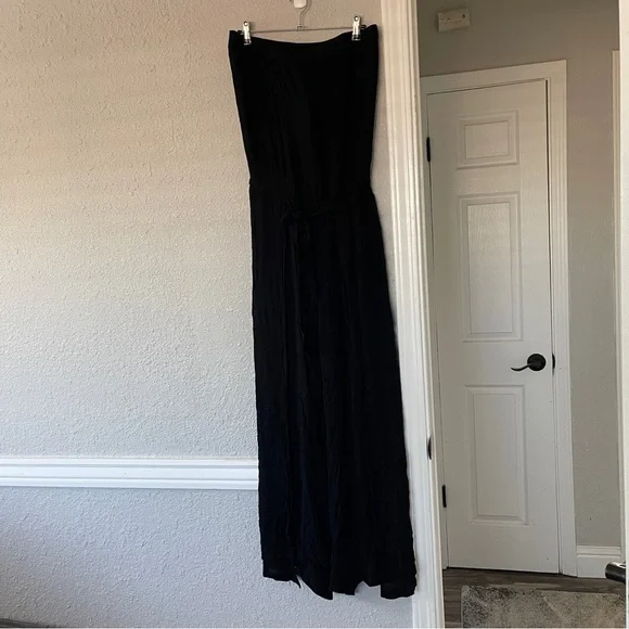 Vici Off Shoulder Strapless Wide Leg Jumpsuit Size L NWT - Picture 9 of 15